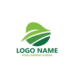  leaf logo design ready vector template