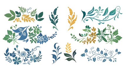 Naklejka premium set of elements