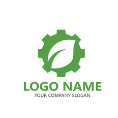 Gare leaf logo design ready vector template