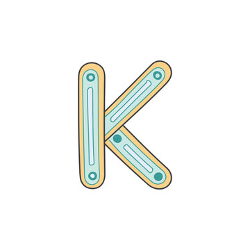 recommend clip art: Illustration of a Hand Drawing the Letter K