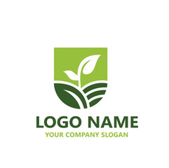 Landscape Environmental vector logo template