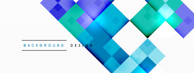 Dynamic colorful squares background. Vector Illustration For Wallpaper, Banner, Background, Card, Book Illustration, landing page