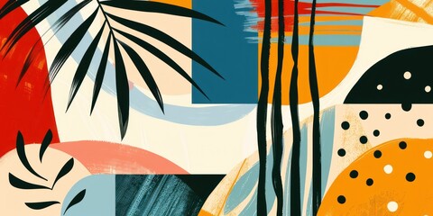 Abstract geometric pattern background