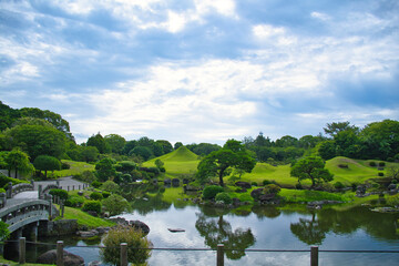 熊本県の水前寺公園