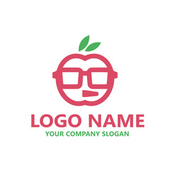 organic fruits and vegetables  logo vector