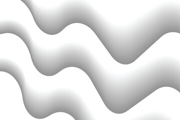 Abstract white gray satin texture background fluid flow with smooth line futuristic graphic design Banner Pattern elegant Geometric Textured intricate 3D wall Light wave vector EPS10