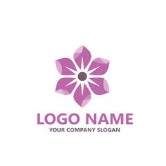 flower art graphics vector logo
