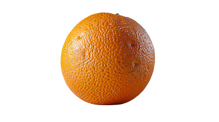 Fresh vibrant orange in a close-up, showcasing the detailed texture of the skin, ideal for healthy eating and citrus fruit concepts.