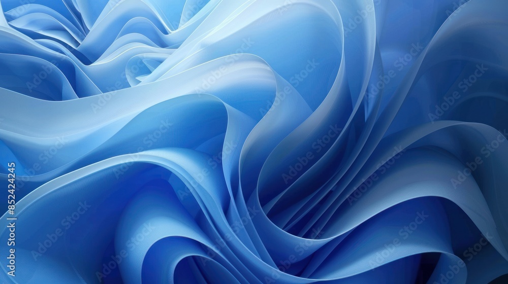 Poster a sleek and modern abstract blue background in vector format.
