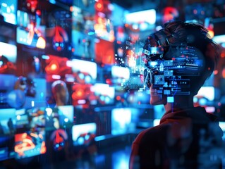 The concept of digital content, a social network service, streaming video, and NFT, which is a non-fungible token.