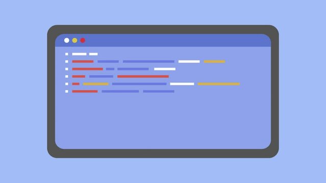 computer programmer working with some coding job