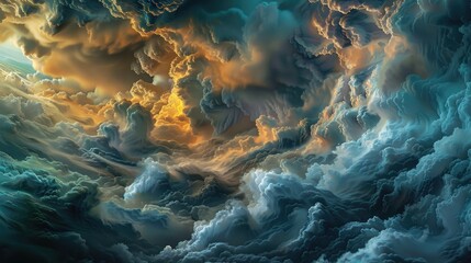 Captivating clouds viewed from above