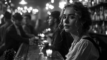 Beautiful Women Face Close Up Portrait 