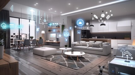Internet of Things Concept smart home