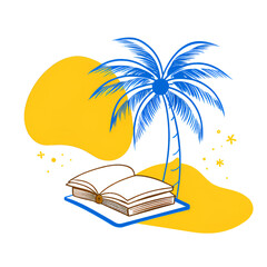 summer time with palm