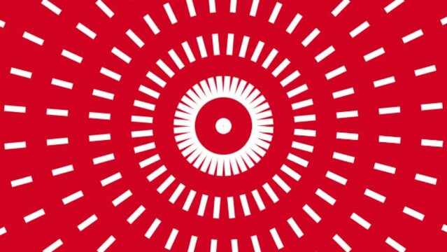 Red background with swirling white patterns