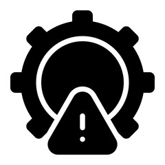risk management glyph icon