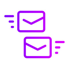 email gradient icon
