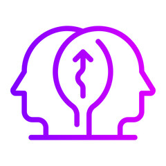 strategic consulting gradient icon