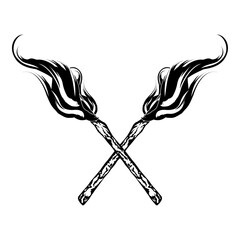 Burning Stick Logo