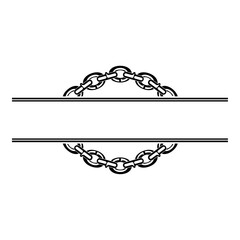 Chain Split Monogram