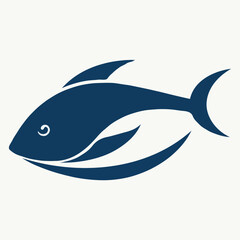 Creative template Fish Logo vector illustration modern design for company or restaurant