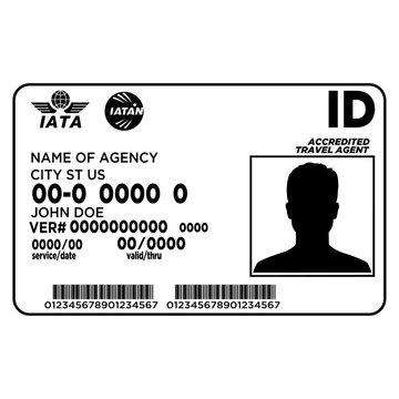 IATA Card Template