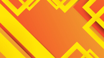 Realistic yellow neon background