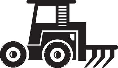 Cultivating Tractor Icon