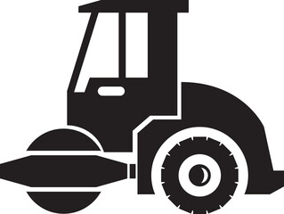 Soil Compactor or Asphalt Roller Icon