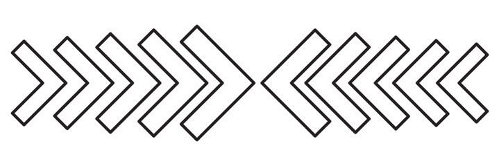 Arrow icon. Set black arrows symbols. Blend effect. Vector isolated on white background	