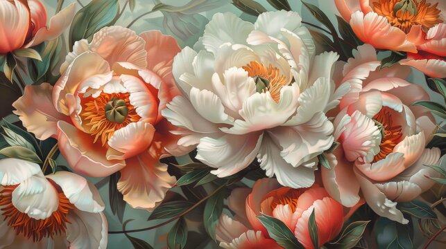 Cultivated tree peonies named Paeonia suffruticosa originate from hybridization with species belonging only to the subsection Vaginatae