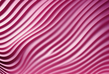 Seamless flowing wavy chromed pink repeat stripes design background