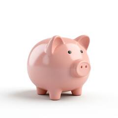 Obraz premium 3d piggy bank isolated on white