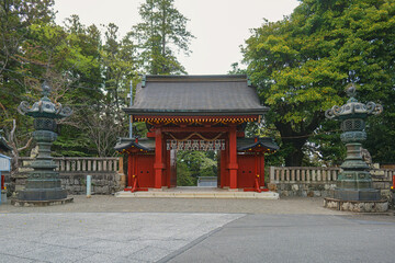 Fototapeta premium 群馬 一之宮貫前神社 総門