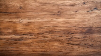 Obraz premium photograph of a close-up view of a weathered brown wooden surface with intricate grain patterns and subtle imperfections, reminiscent of abstract art, with a warm and inviting color palette