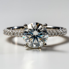 Stunning Shot of a Small and Elegant Wedding Ring Design