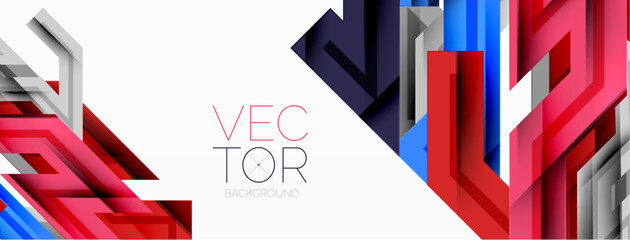 Dynamic lines geometric background. Vector Illustration For Wallpaper, Banner, Background, Card, Book Illustration, landing page