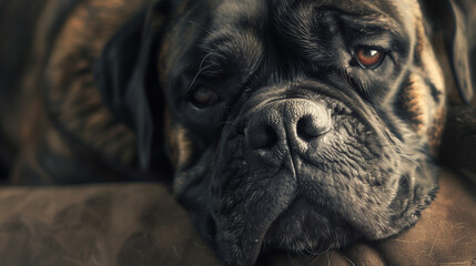 Obraz premium pitbull dog