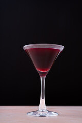 Mocktail drink on a table