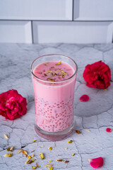 Mocktail drink on a table