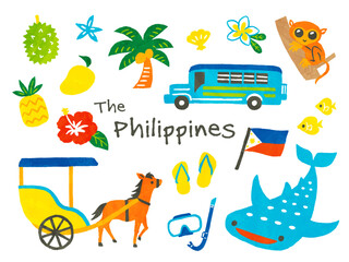 hand writing illustration of philippine