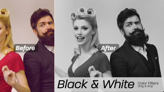 Black & White Color Filters 