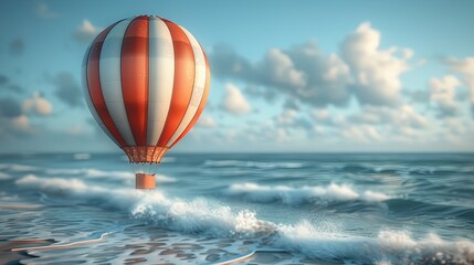 Fototapeta premium hot air balloon HD 8K wallpaper Stock Photographic Image 