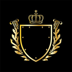 Obraz premium Golden shield