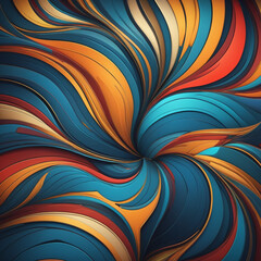 Naklejka premium pattern with spirals