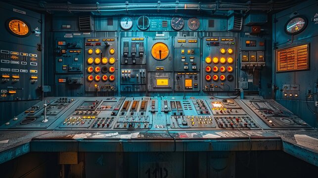Control panel of nuclear power plant