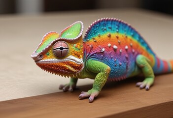 Obraz premium chameleon