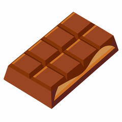 Chocolate Cartoon Vector Illustration - Fun and Sweet Graphic Design for All Ages.