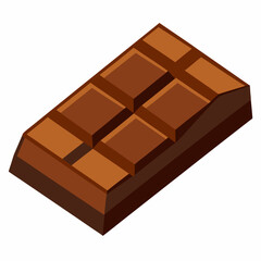 Chocolate Cartoon Vector Illustration - Fun and Sweet Graphic Design for All Ages.